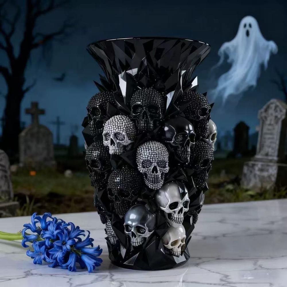 Florist Supply Vases - Готическая ваза в виде черепа из